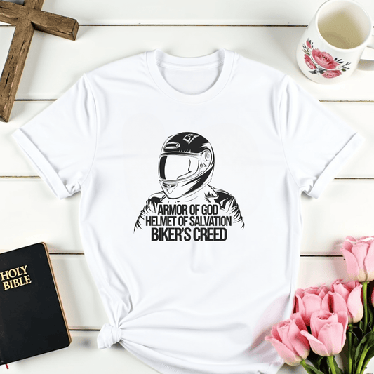 Biker Armor Of God T-Shirt