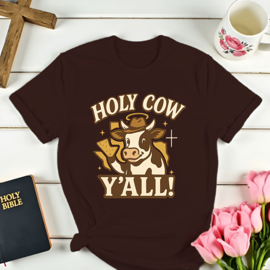 Texas Holy Cow Y'all T-Shirt