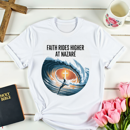 Faith Ride At Nazare T-Shirt
