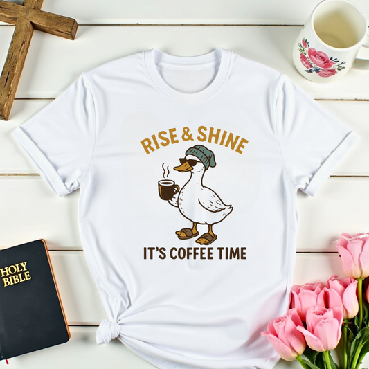 Duck Coffee Time T-Shirt