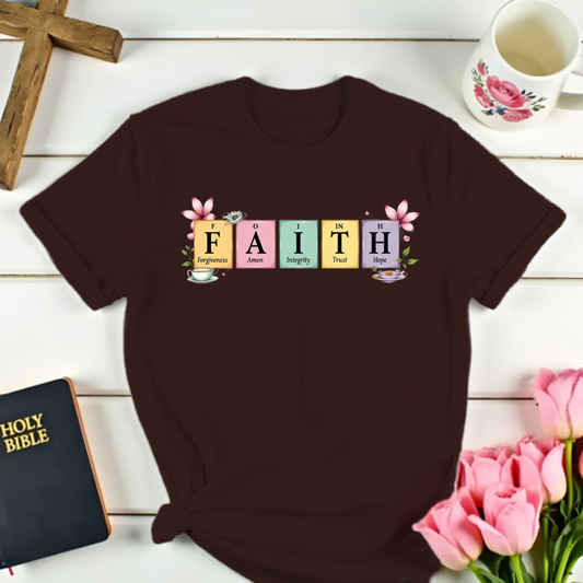 Faith Table of Elements T-Shirt