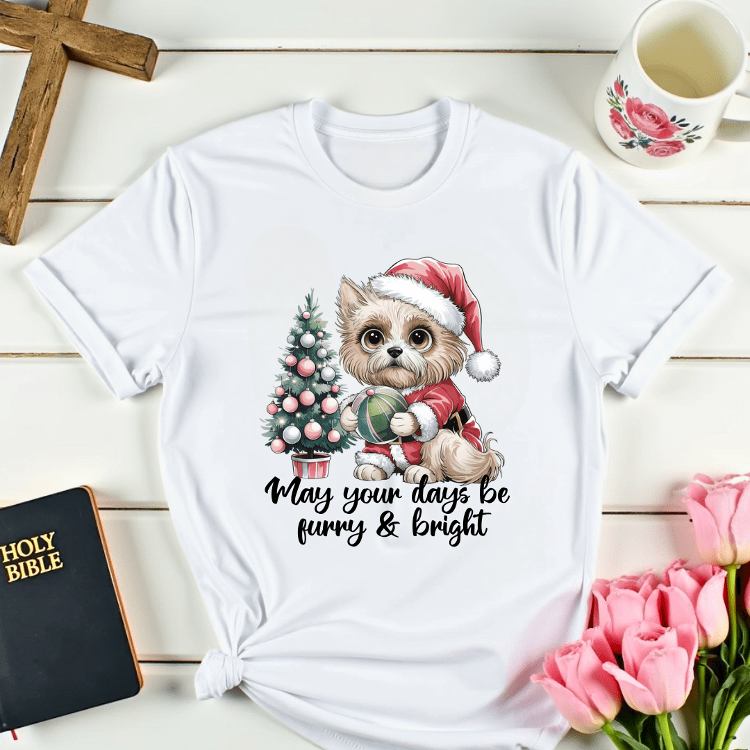 Furry & Bright Christmas T-Shirt