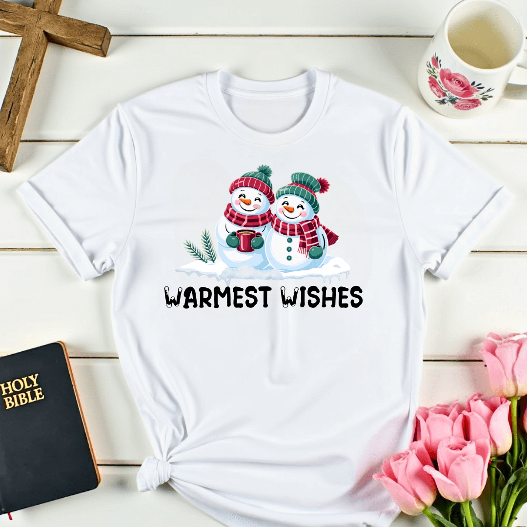 Warmest Wishes Snow-Couple T-Shirt