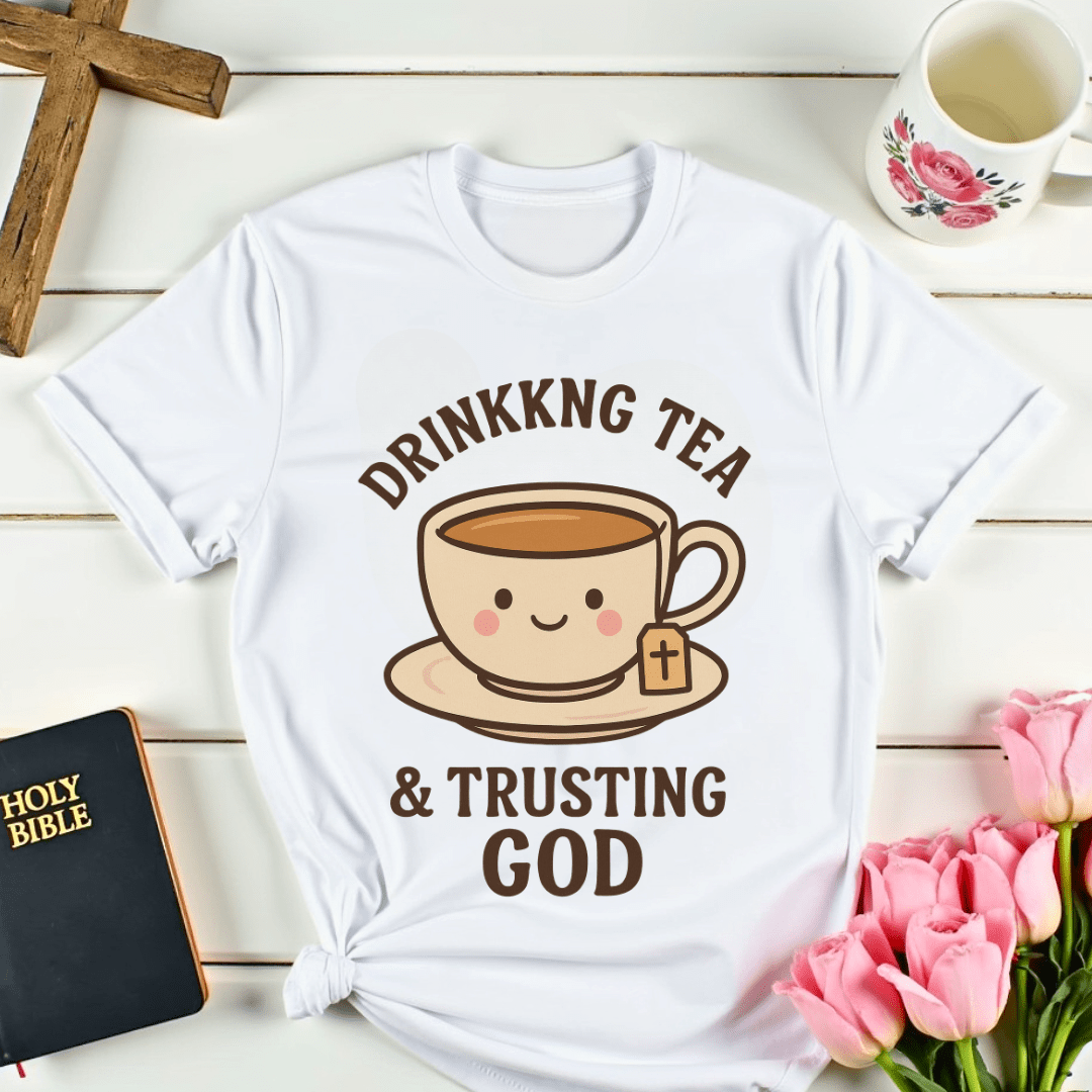 Drinking Tea & Trusting God T-Shirt