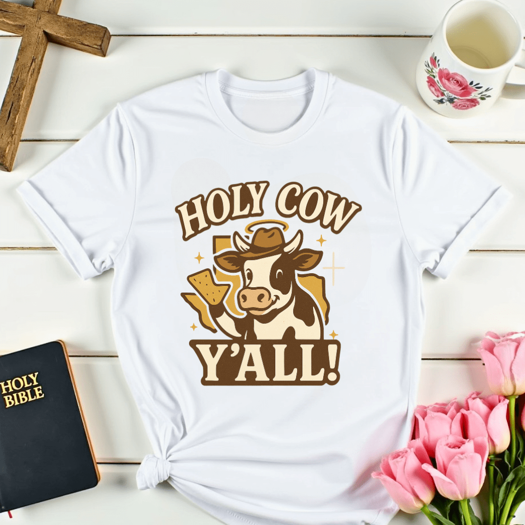 Texas Holy Cow Y'all T-Shirt