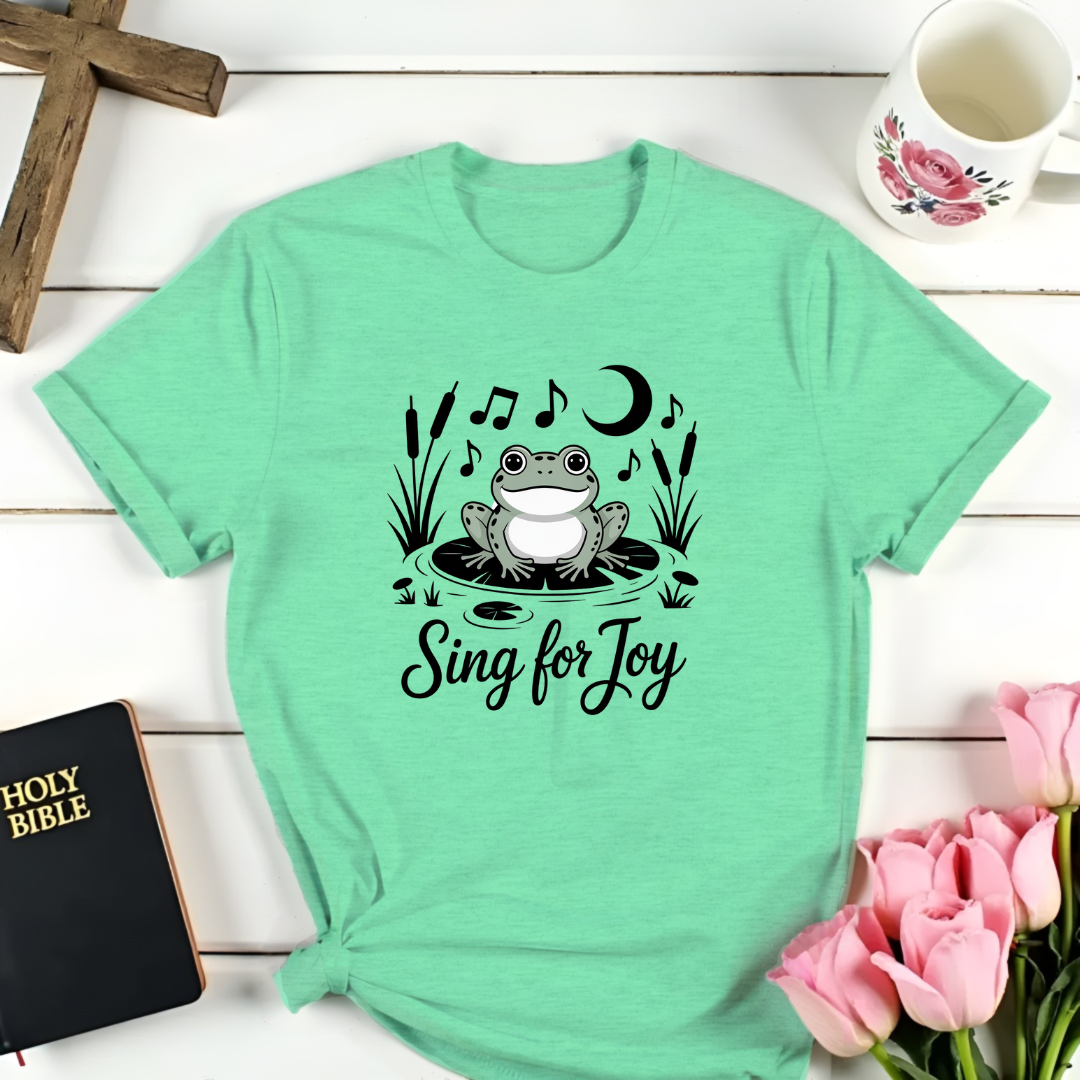 Sing For Joy Frog T-Shirt