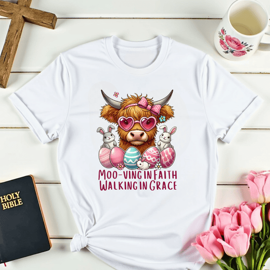 MOO-Ving In Faith  T-Shirt
