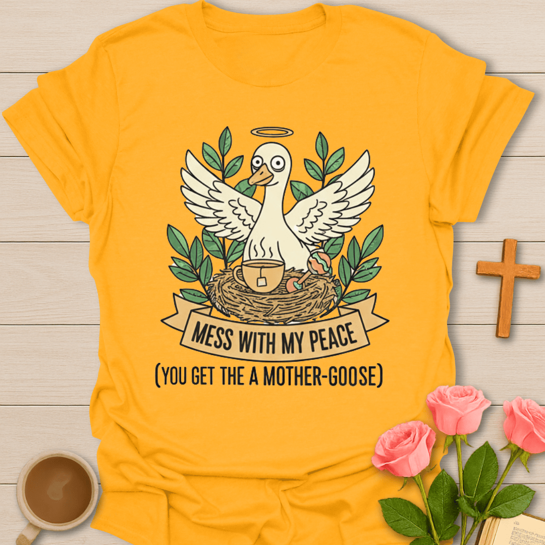 Mother Goose Peace Tea T-Shirt T-Shirt