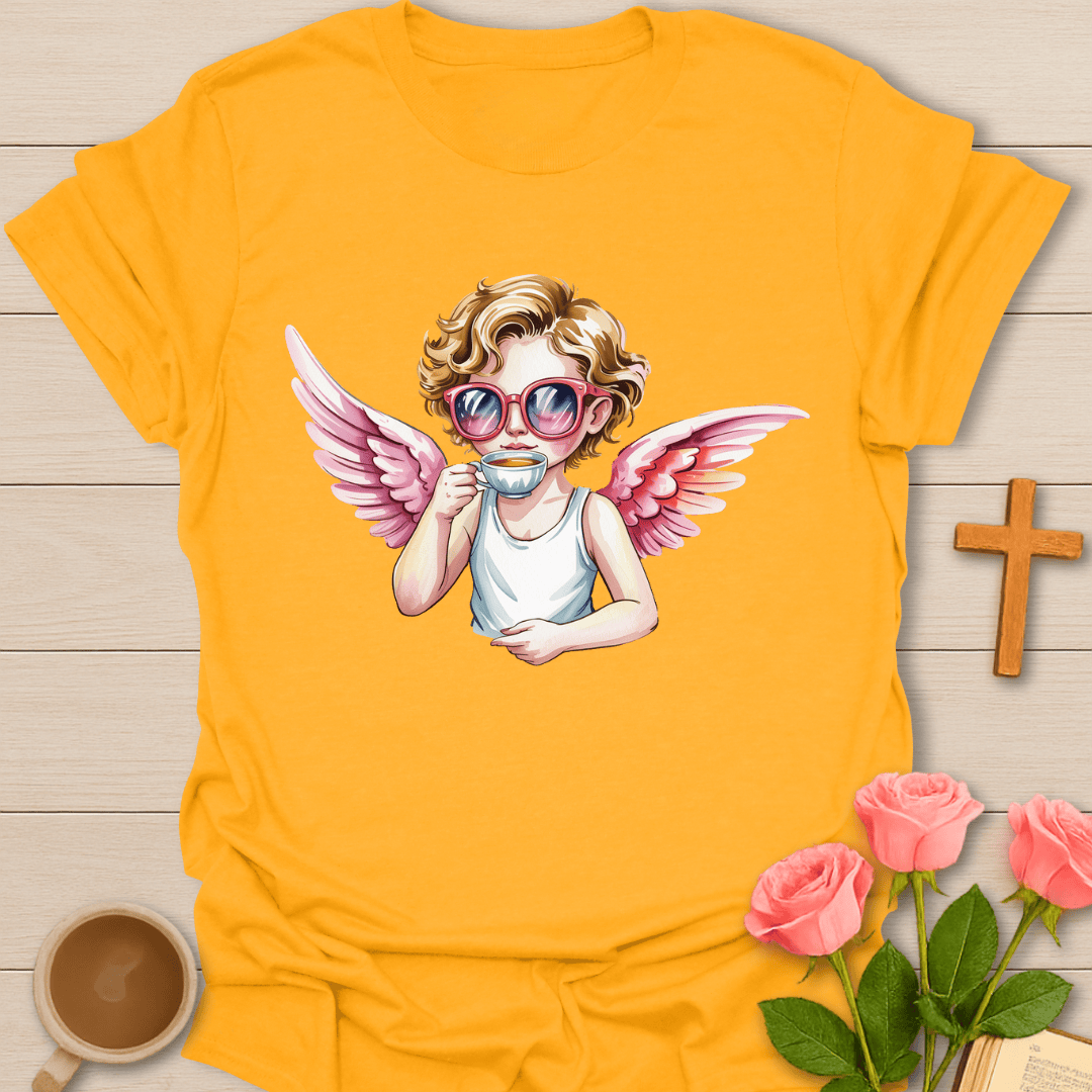 Cupid's Tea Break T-Shirt T-Shirt
