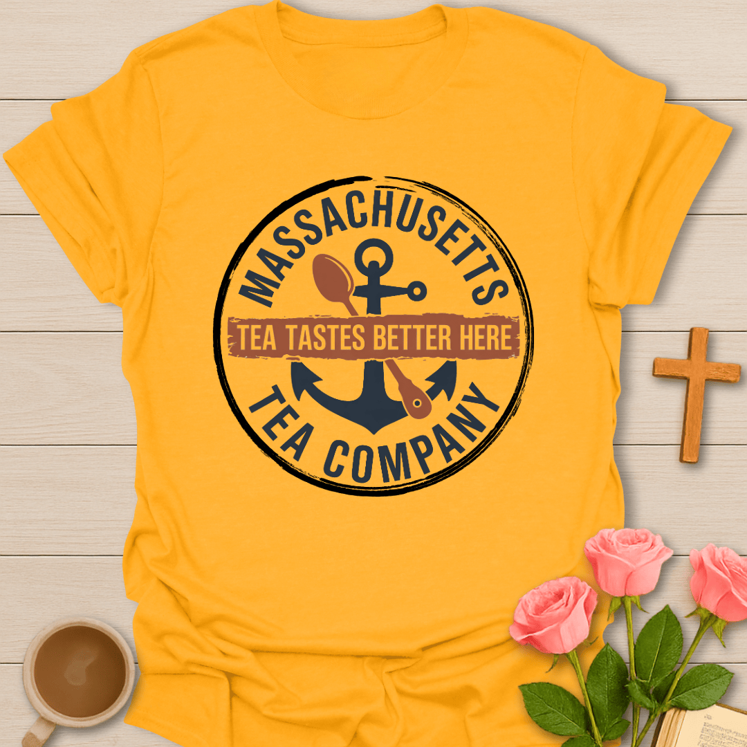Vintage Massachusetts Tea T-Shirt T-Shirt