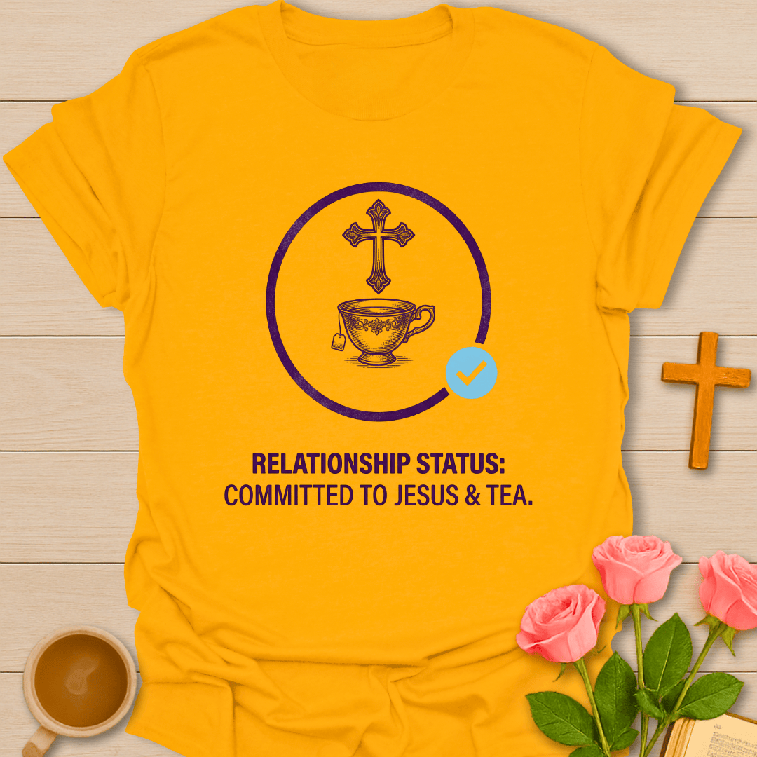 Committed To Jesus & Tea T-Shirt T-Shirt