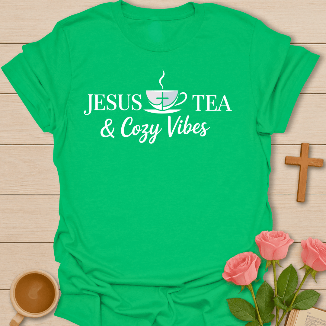 Jesus Tea & Cozy Vibes T-Shirt T-Shirt