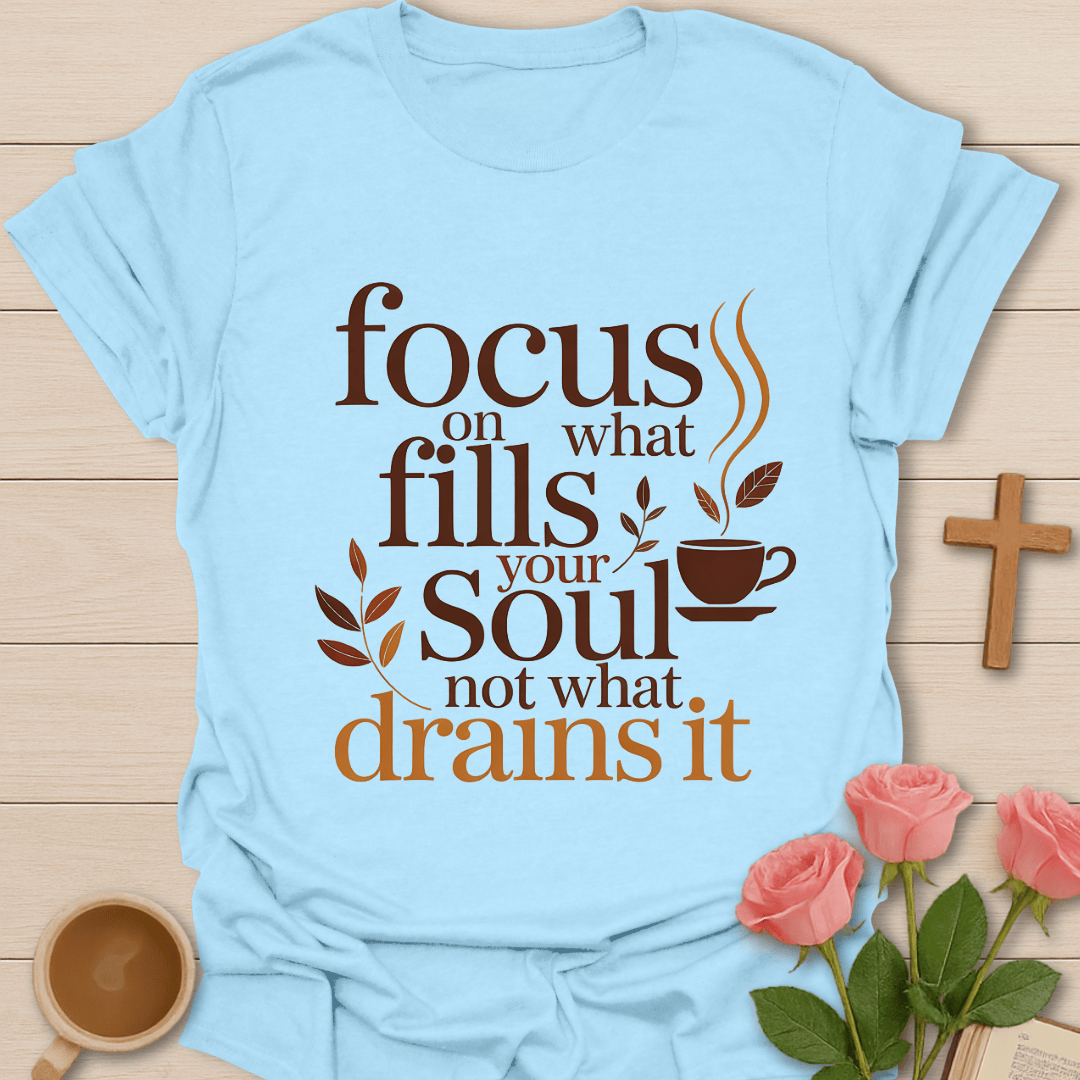 Faith Fills Soul Tea T-Shirt T-Shirt