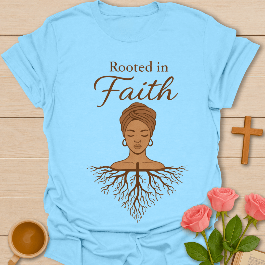 Afrohemian Rooted In Faith T-Shirt
