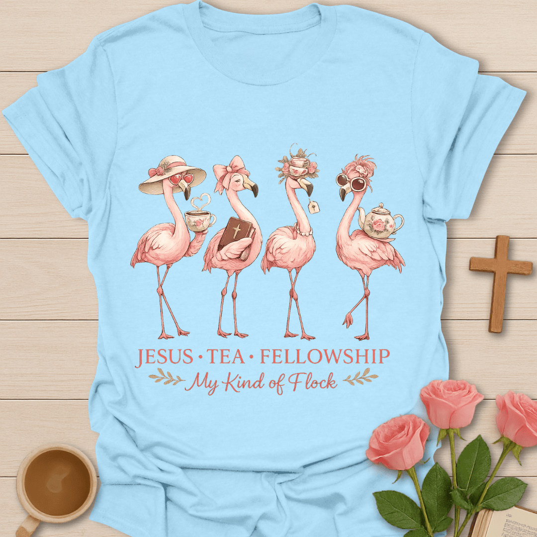 Jesus Tea Fellowship T-Shirt KozzyCo Christian and tea lover design