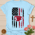 American Tea Flag T-Shirt T-Shirt