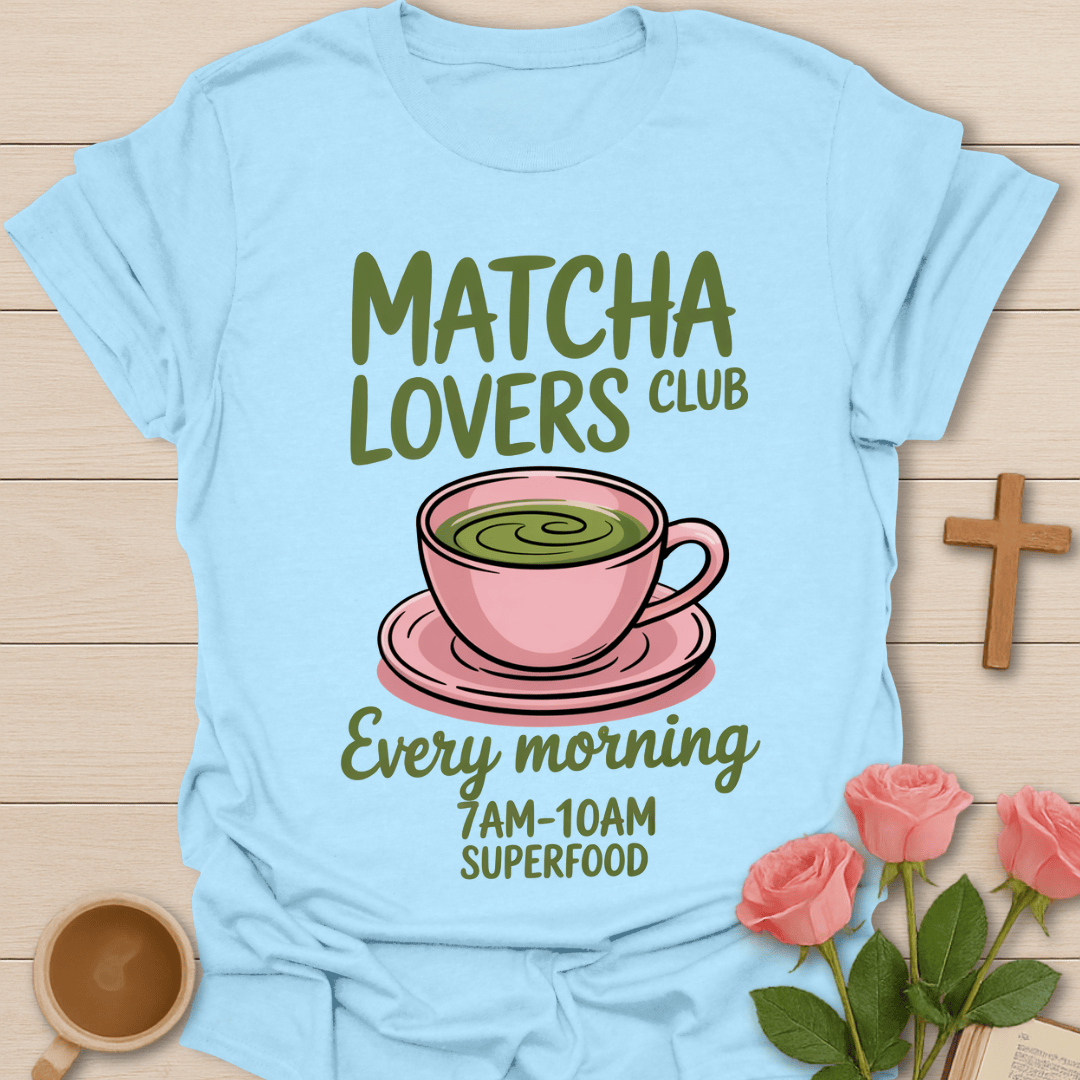 Matcha Lovers Club T-Shirt T-Shirt