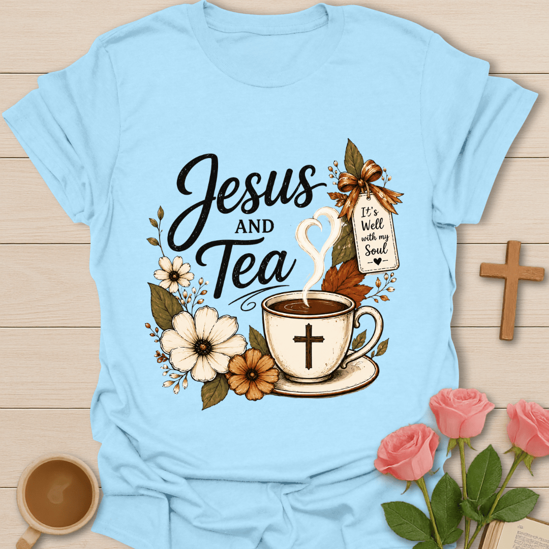 Jesus and Tea Blessings T-Shirt
