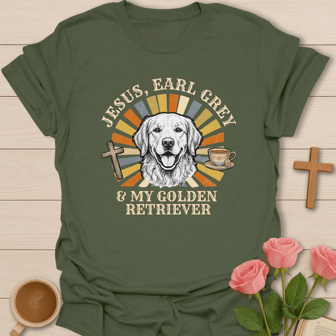 Jesus Tea Dog Lover T-Shirt T-Shirt