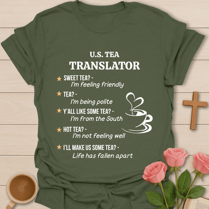 US Tea Translator T-Shirt
