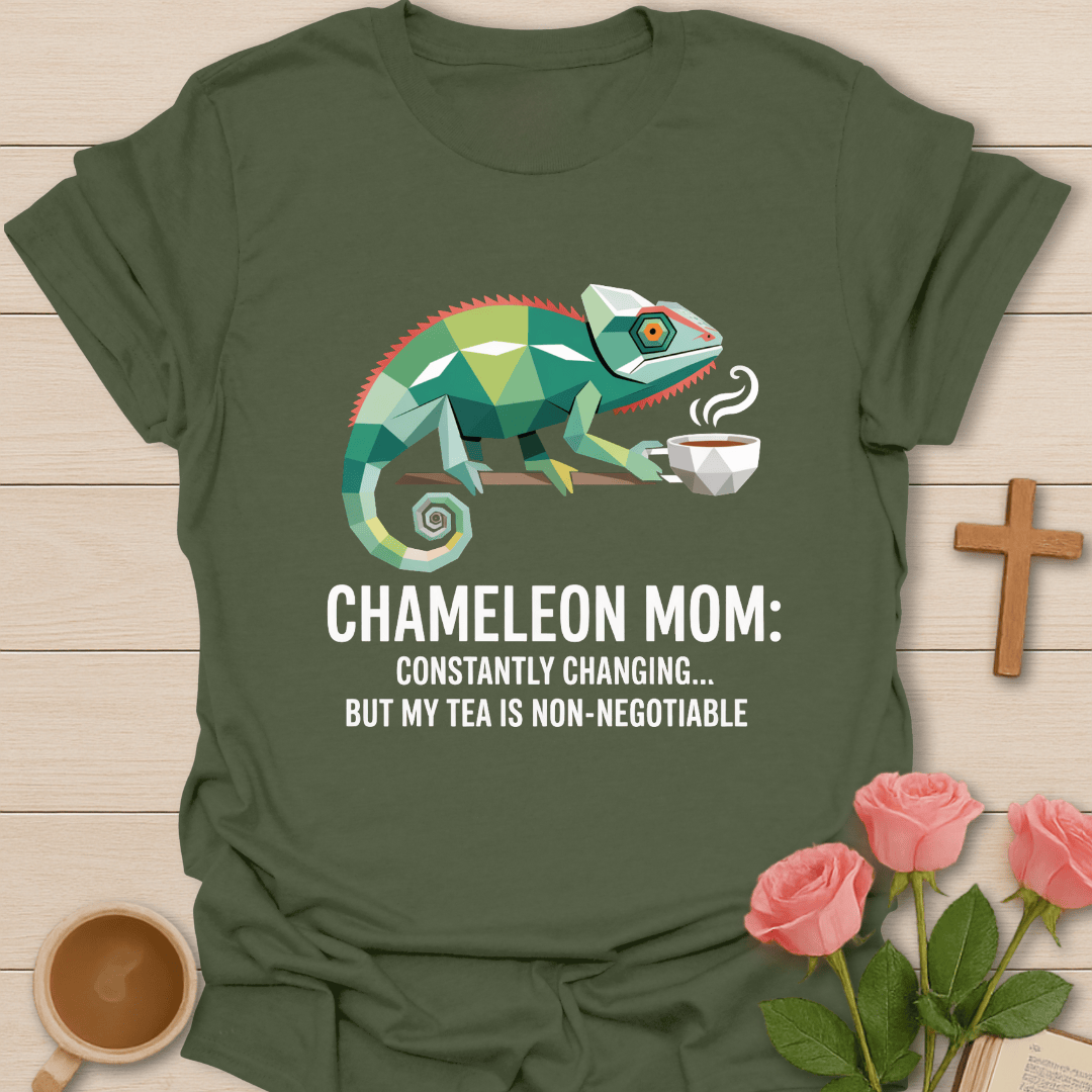 Chameleon Mom Tea T-Shirt T-Shirt
