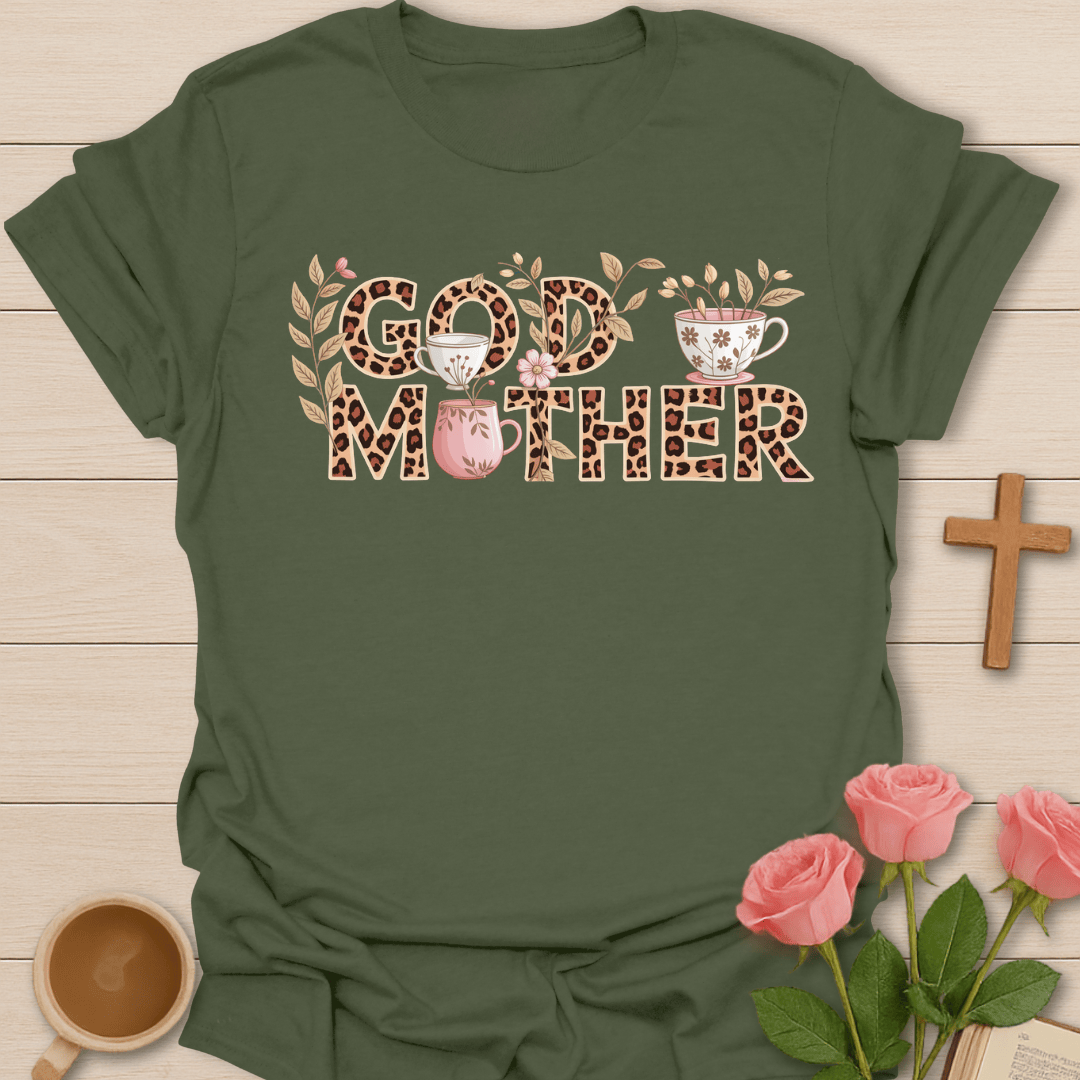 Leopard Godmother Tea T-Shirt T-Shirt