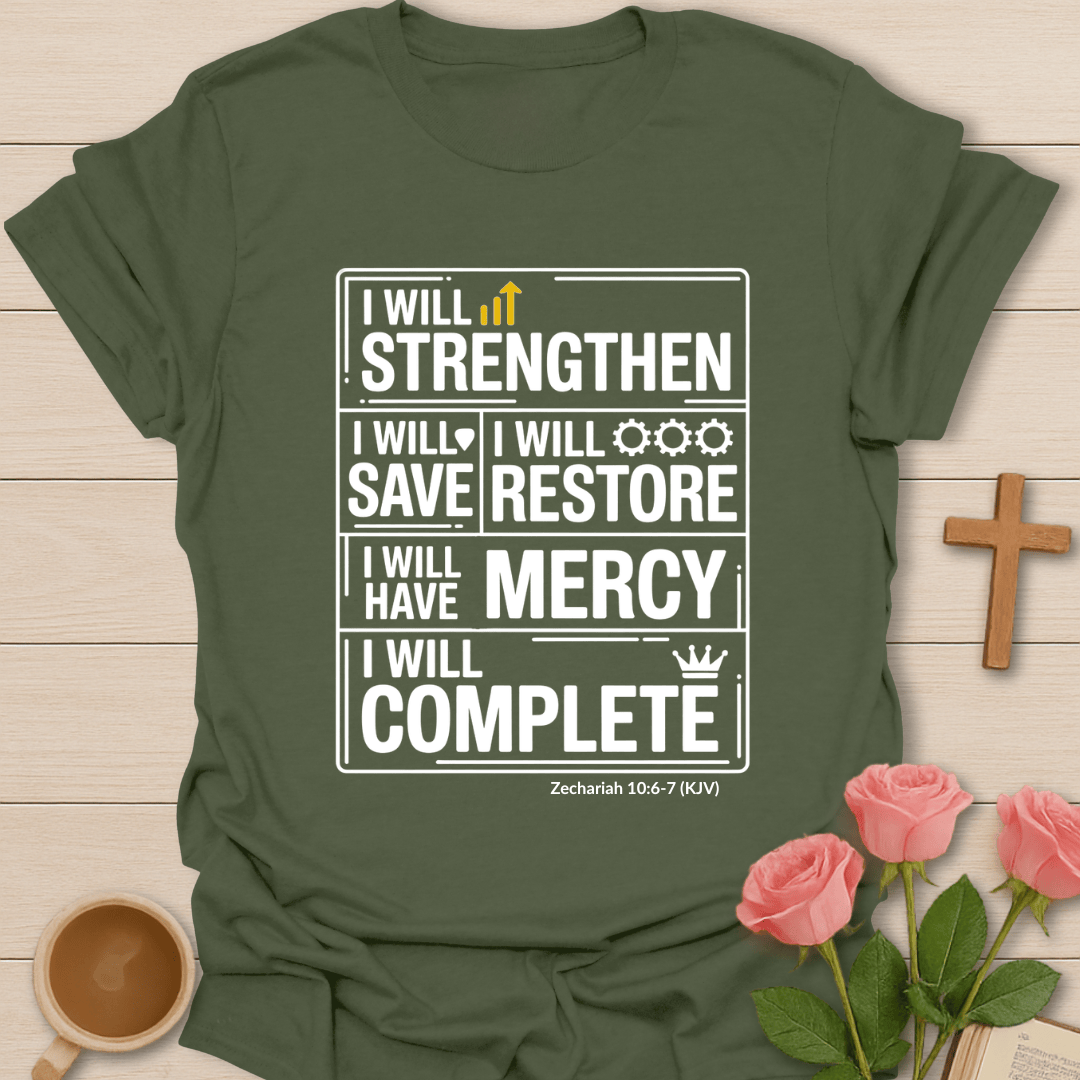 God's Five I Wills T-Shirt T-Shirt