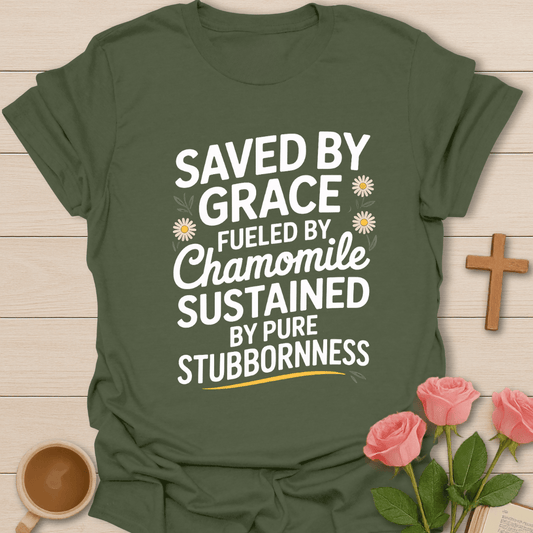 Saved by Grace Tea T-Shirt T-Shirt