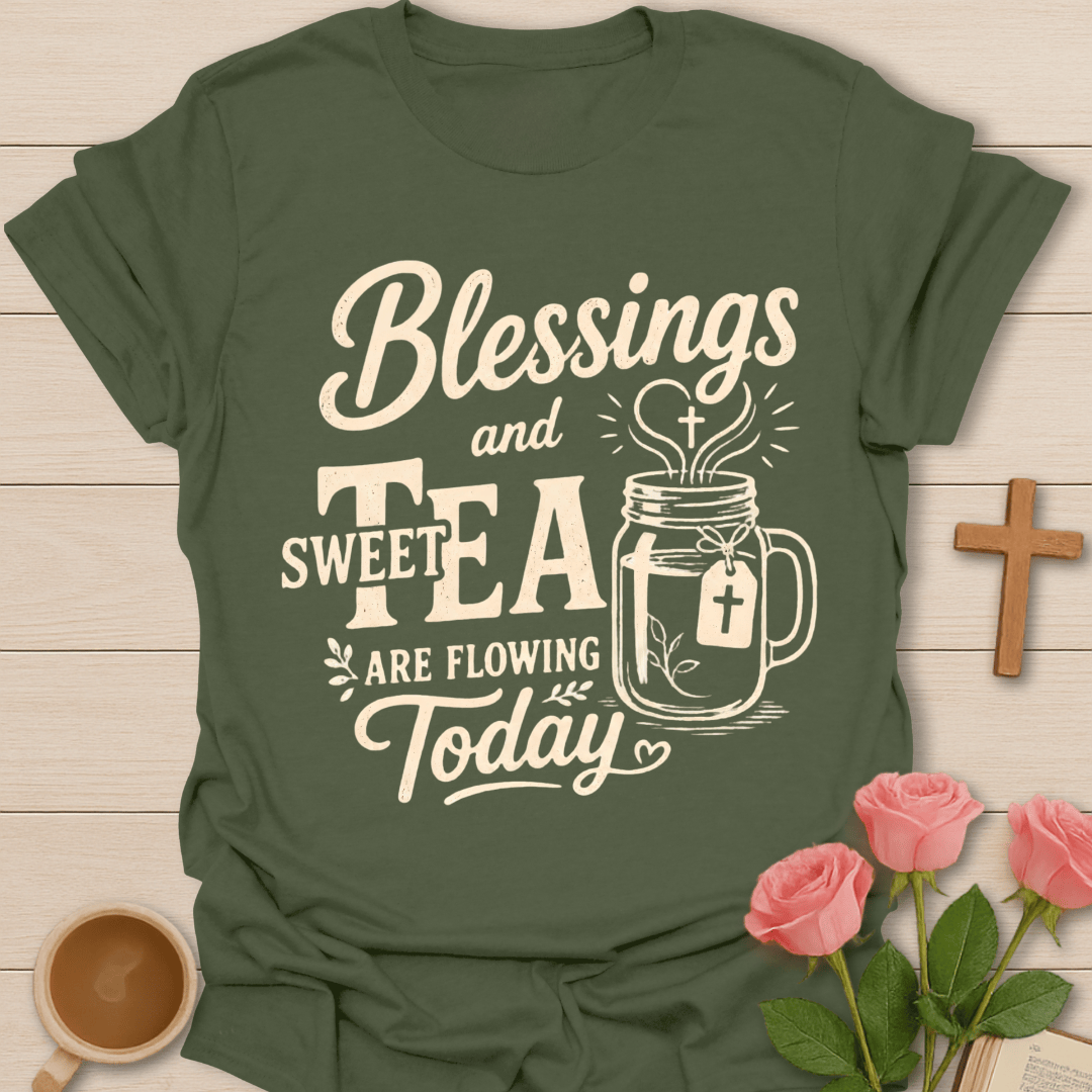 Sweet Tea Blessings T-Shirt T-Shirt