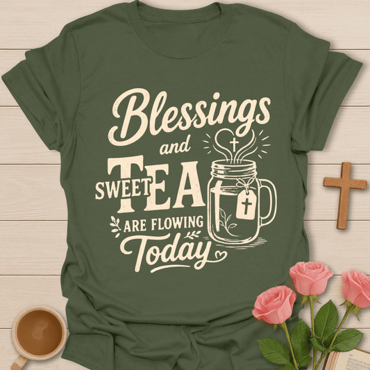 Sweet Tea Blessings T-Shirt T-Shirt