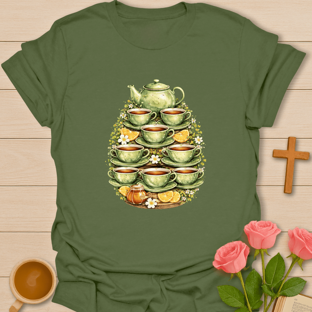 Tea Lover Easter Egg T-Shirt T-Shirt