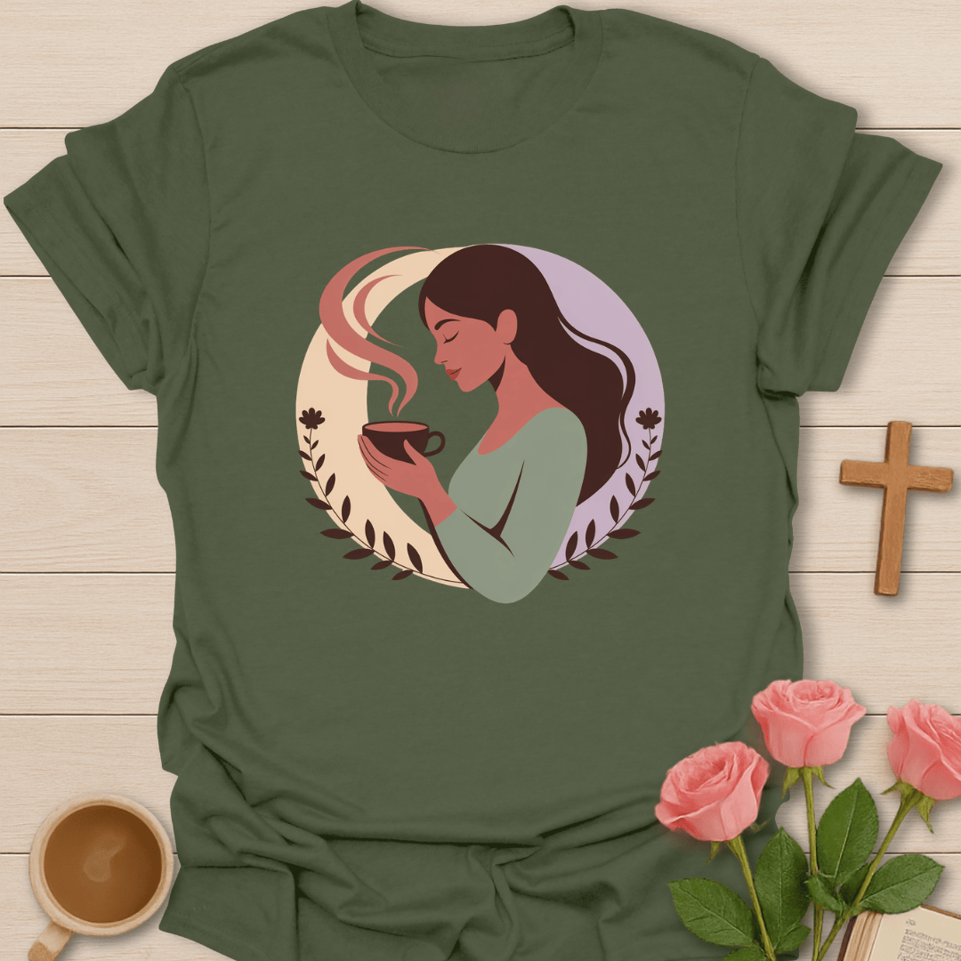 Peaceful Tea Moment T-Shirt T-Shirt