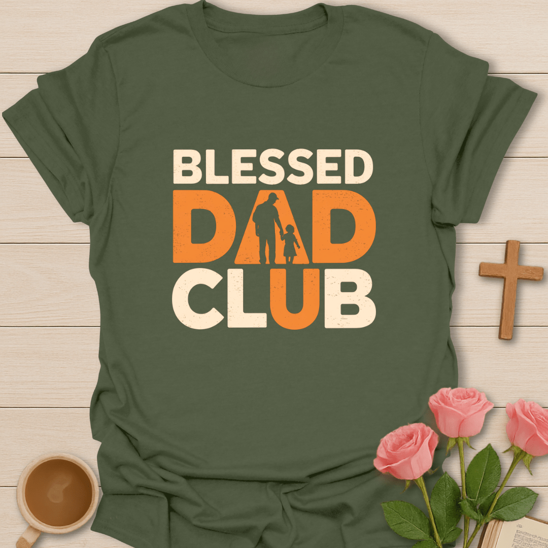 Blessed Dad Club T-Shirt T-Shirt