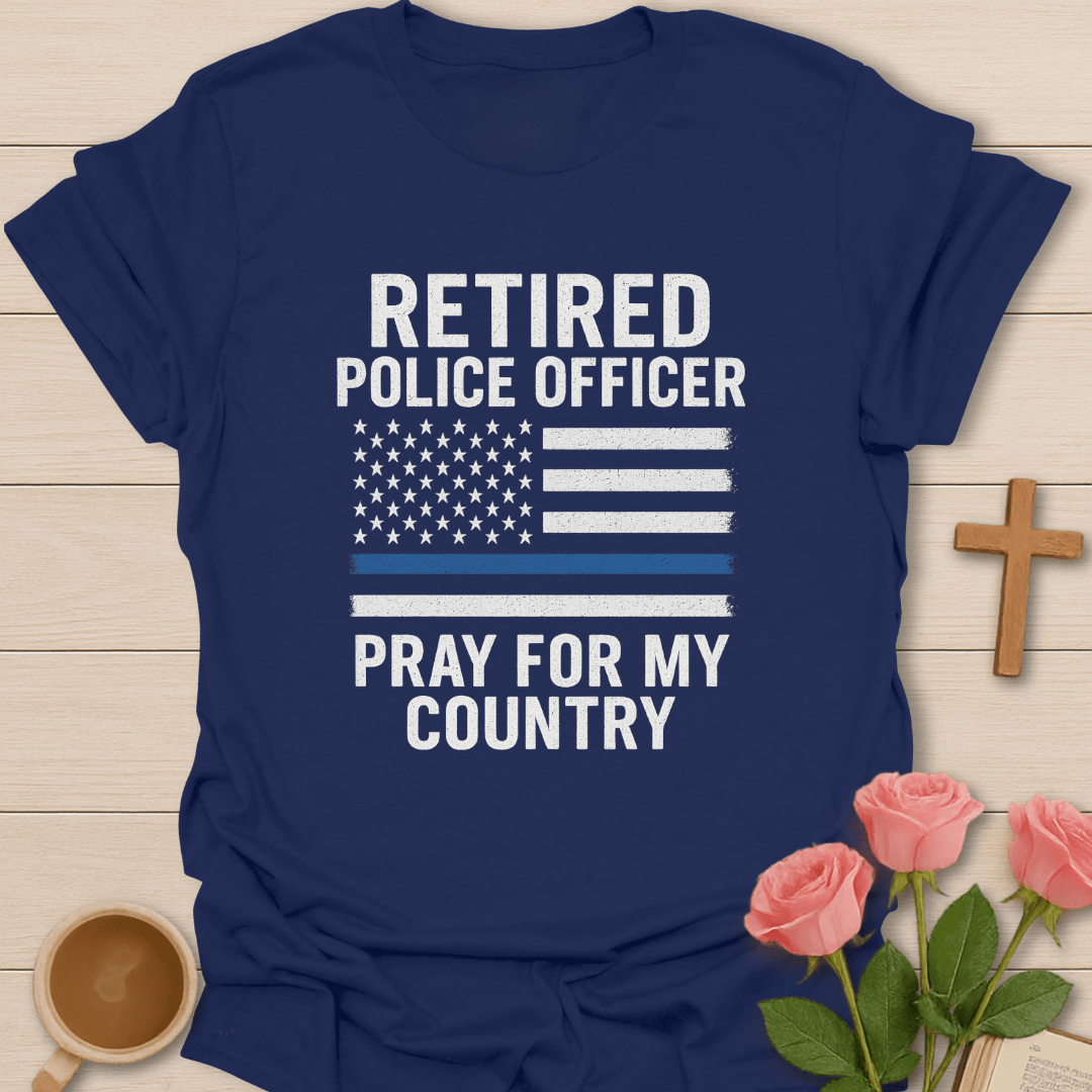 Retired Police Office T-Shirt