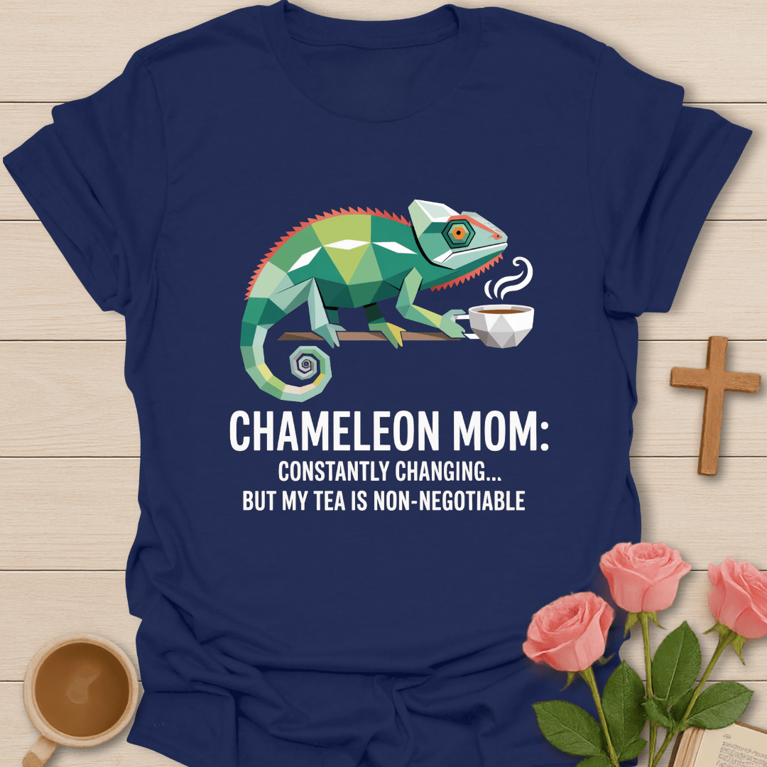 Chameleon Mom Tea T-Shirt T-Shirt