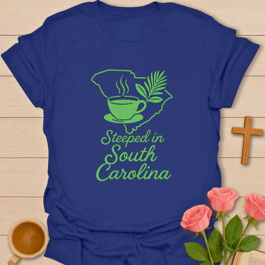 Steeped in South Carolina T-Shirt - Kozzy Co Navy / S