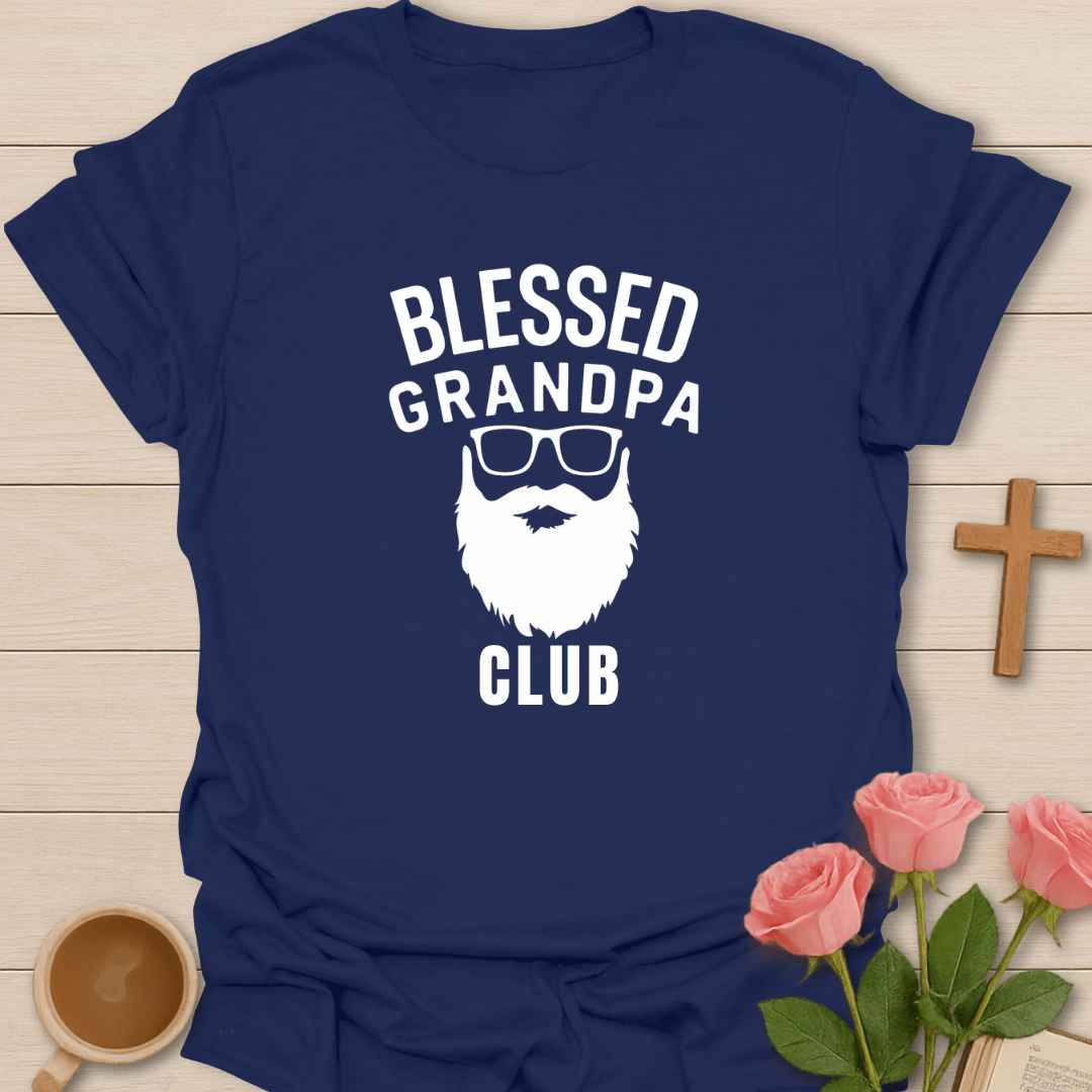 Blessed Grandpa Club T-Shirt