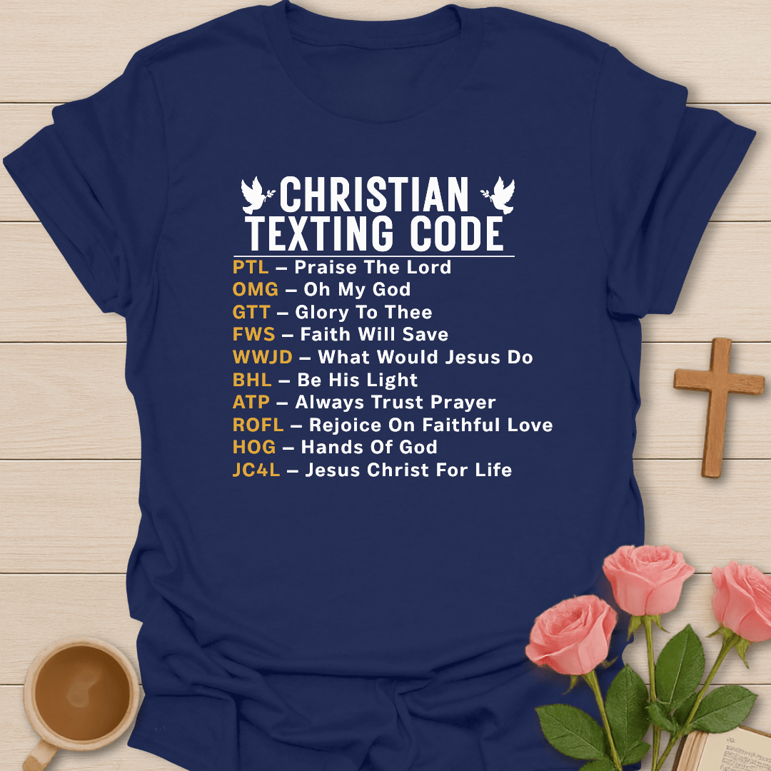Christian Text Code T-Shirt T-Shirt