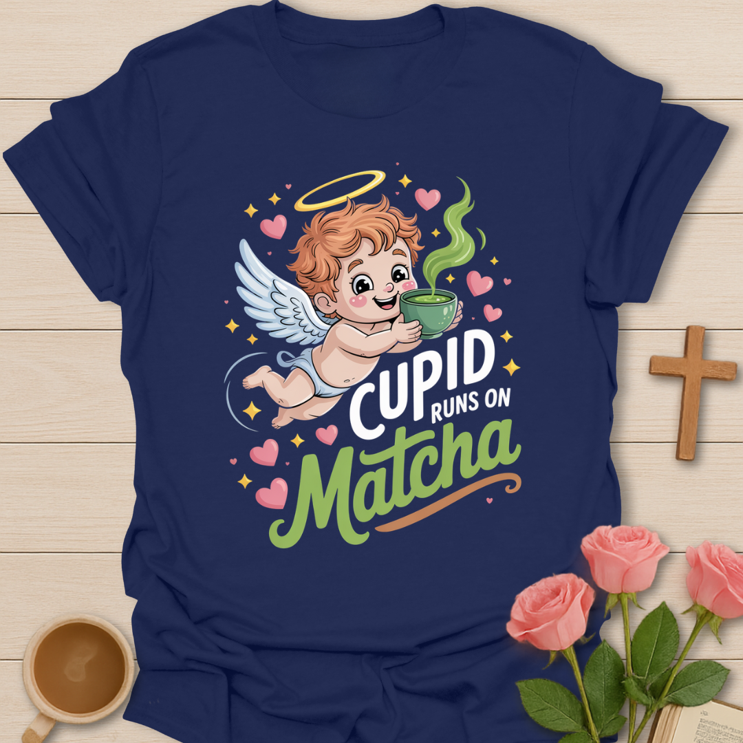 Cupid Runs On Matcha T-Shirt