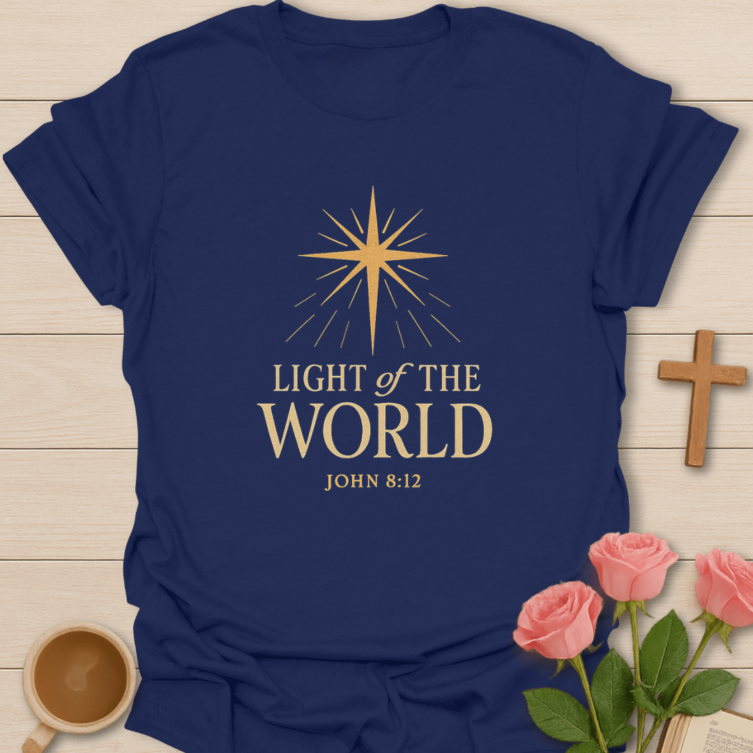 Light Of The World Christmas T-Shirt