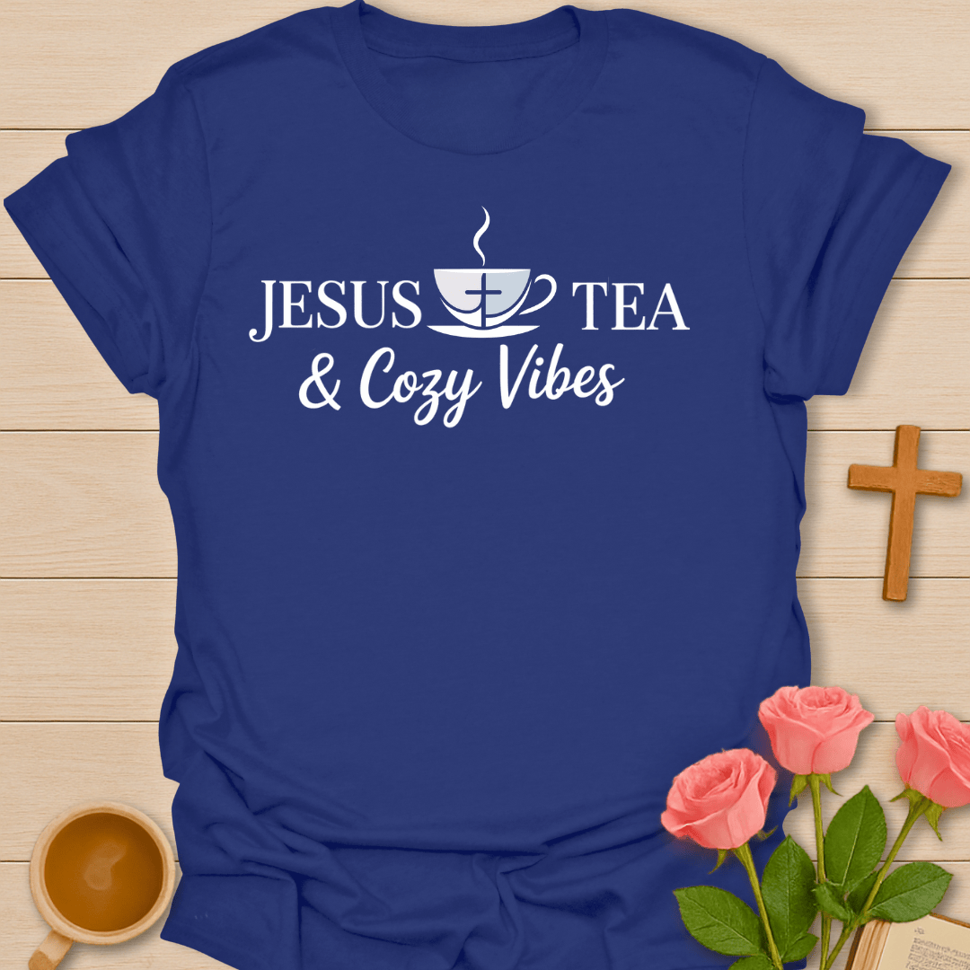 Jesus Tea & Cozy Vibes T-Shirt T-Shirt