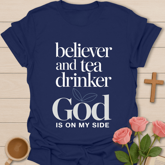 God Is With Me Tea T-Shirt