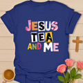Jesus Tea Me Collage T-Shirt T-Shirt