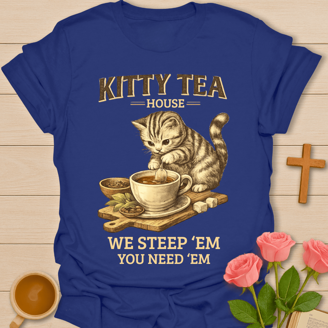 Kitty Tea House T-Shirt T-Shirt
