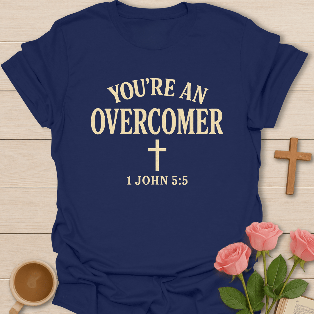 You're An Overcomer T-Shirt - Kozzy Co Navy / S