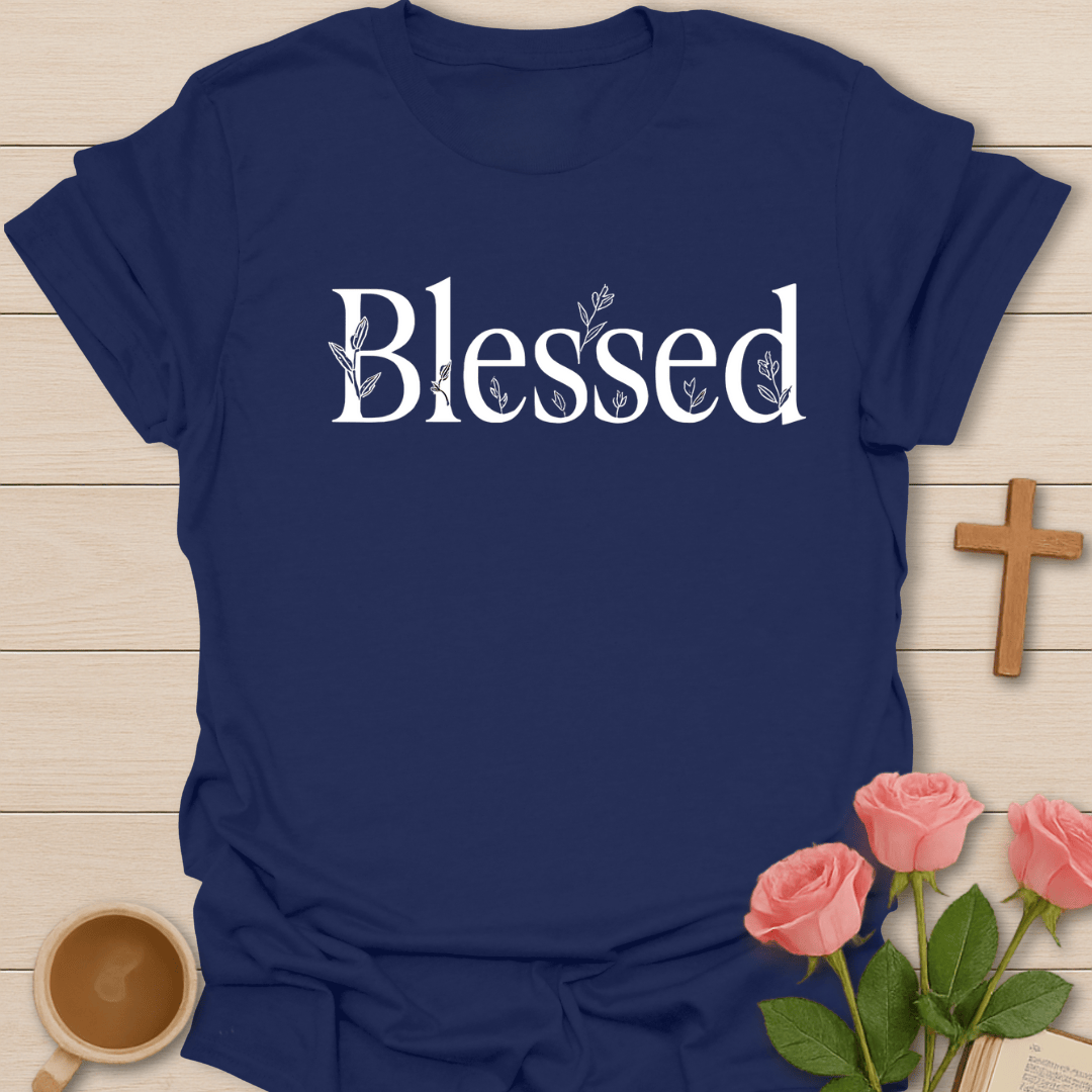 Blessed Floral T-Shirt T-Shirt