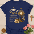 Corpus Christi Faith Tea T-Shirt KozzyCo Christian and tea lover design