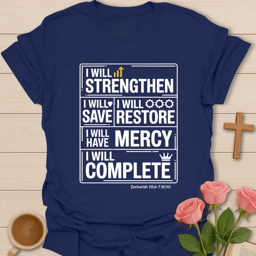 God's Five I Wills T-Shirt T-Shirt