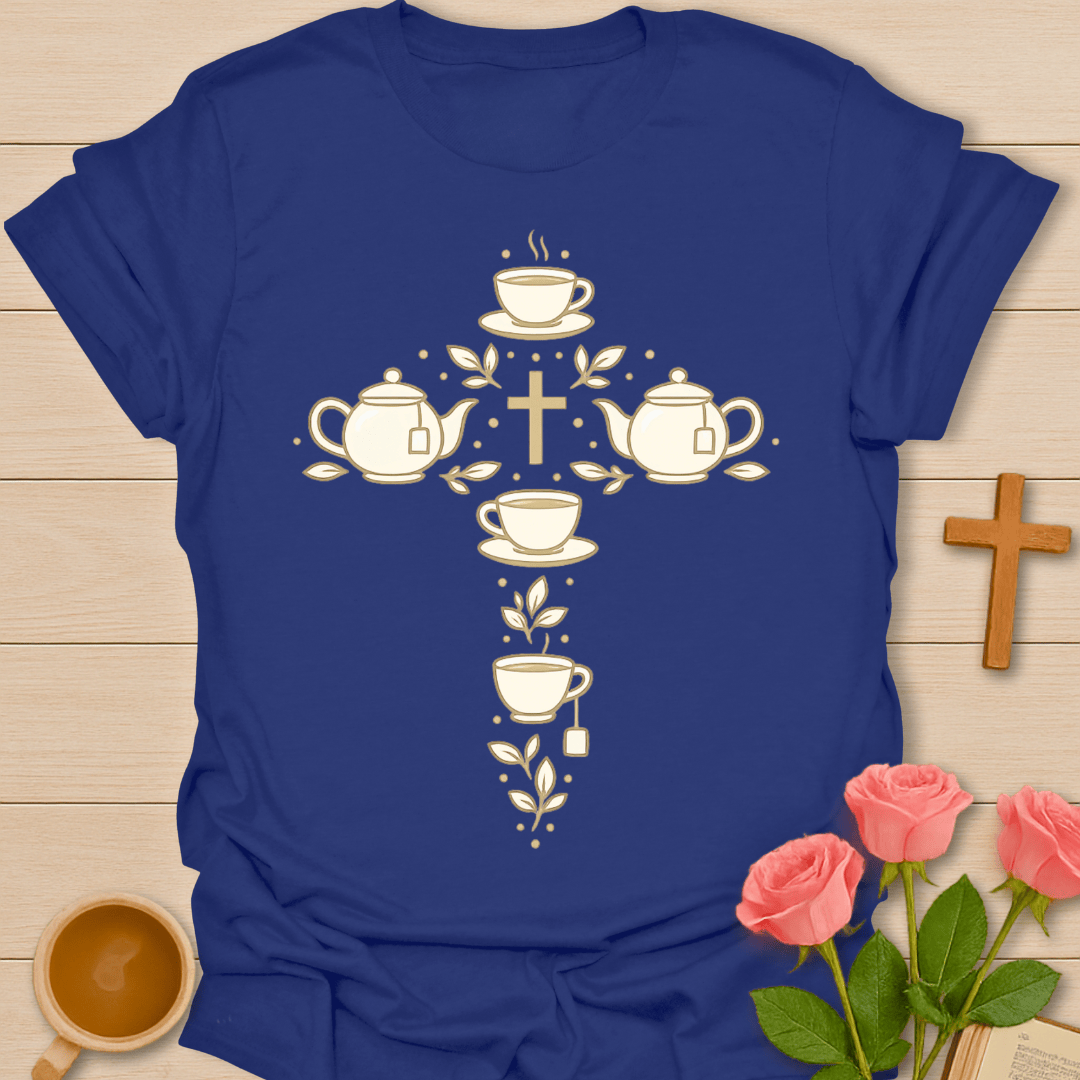 Christian Tea Cross T-Shirt