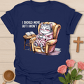 Cozy Devotion Cat Tea T-Shirt T-Shirt